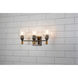 Fun Finial 3 Light 22 inch Dark Bronze Vanity Light Wall Light
